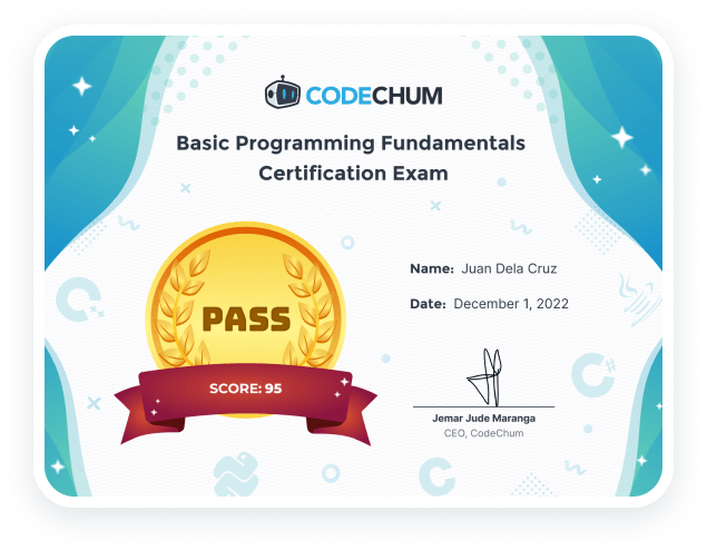 Sample Certificate